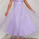 Zeitgenössisches Prinzessinnen-Maxi-Kleid mit Trägern für Partys