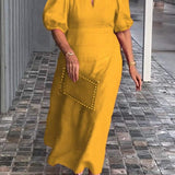 Juliana - Elegantes Kleid mit Puffärmeln
