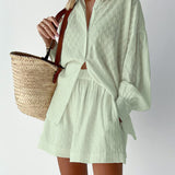 Frieda | Leichtes Blusen- und Shorts-Set