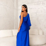 Alison - Elegantes Schlitz-Maxikleid