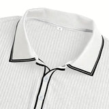 Emilio™ - Herren maßgeschneiderte gerippte Polo