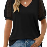 Rhianna™ - Elegantes Puffärmel-Top