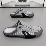 Herren Farbblock Rückenfreie Slip-On Sneaker