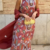 Delly - Bohemian Stil Zweiteiliges Kleid