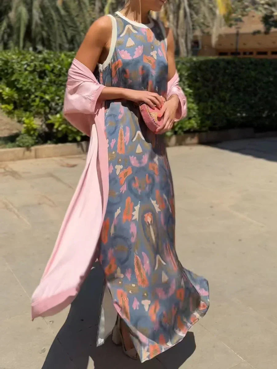 Delly - Bohemian Stil Zweiteiliges Kleid