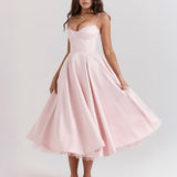 Ophira™ - Elegantes Korsett-Midi-Kleid