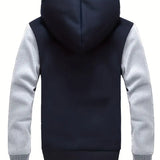 Noah - Warme Herren Fleecejacke Mit Kapuze