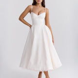 Ophira™ - Elegantes Korsett-Midi-Kleid