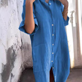 Paige - Knopf-Breeze Kleid