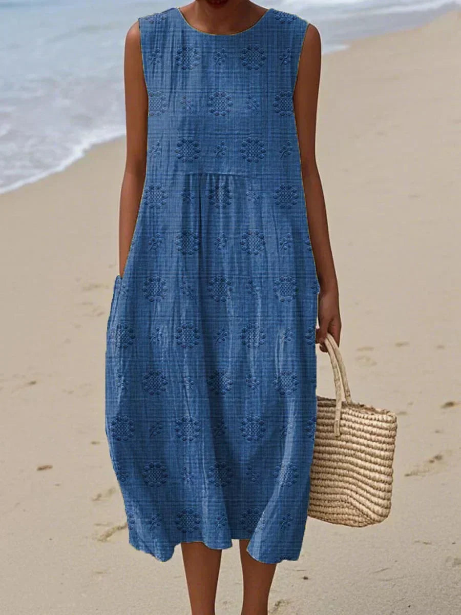 Künstlerisches Strandkleid