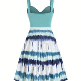 Gisele™ - Bequemes ärmelloses Sommerkleid mit Batikmuster