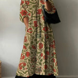 Elegantes Kleid mit Tati-Print