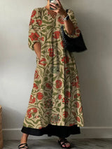 Elegantes Kleid mit Tati-Print