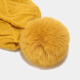 Damen Strickset mit Mütze, Schal und Handschuhen