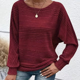 Sabine™ - Gemütlicher Pullover mit Fledermausärmeln