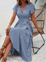 Elara | Fließendes, Bauch-umspielendes Wickelkleid