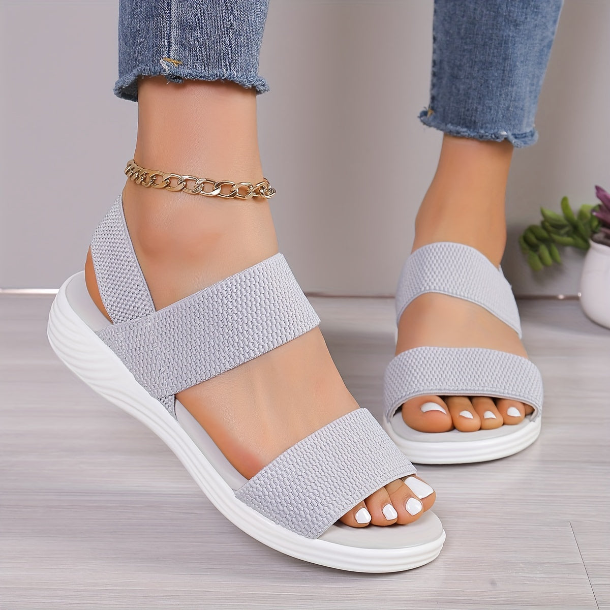 Emilia™ - Leichte Stretch-Sandalen