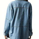 Micah™ - Oversized Denim Pullover