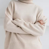 Lesley - Oversized Rollkragenpullover