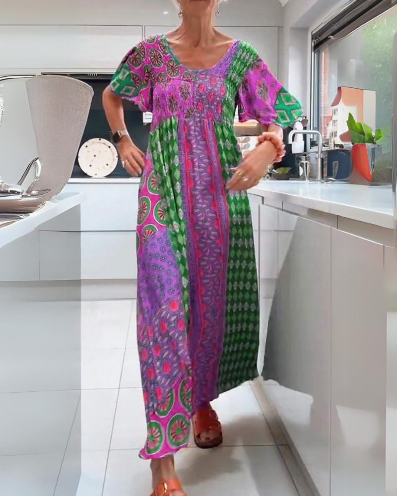 Melania™ - Buntes Bohemian Kleid