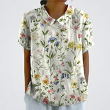 Lina™ - Stilvolle Bluse mit Blumenmuster