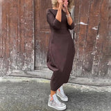 Elsbeth™ - Elegantes Damenkleid Mit Tasche