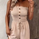 Tiana™ - Schicker Strapless Jumpsuit Shorts