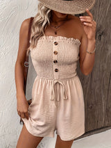 Tiana™ - Schicker Strapless Jumpsuit Shorts