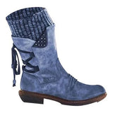 Valeria - Wasserdichte Stiefel Mit Reißverschluss An Der Wade