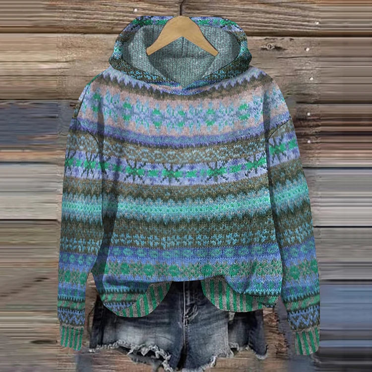 Gaby | Ethnischer Retro Hoodie