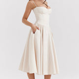 Phoebe - Vintage Cross-Border Modisches Tank Langkleid