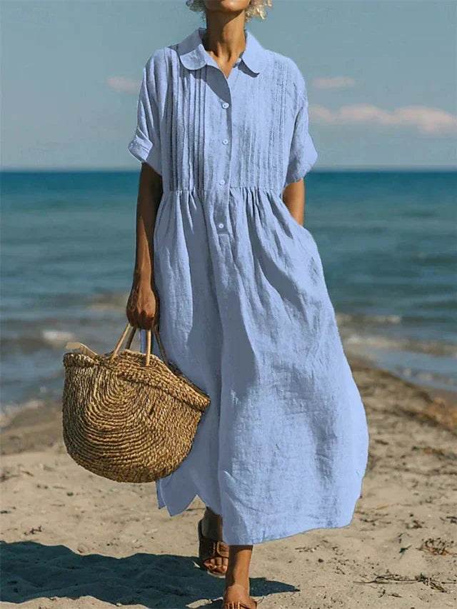 Leichtes Sommerhemdkleid für Frauen