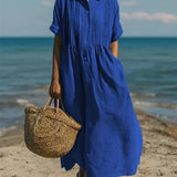 Leichtes Sommerhemdkleid für Frauen