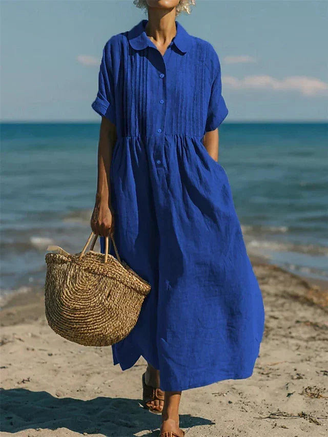Leichtes Sommerhemdkleid für Frauen