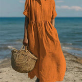 Leichtes Sommerhemdkleid für Frauen
