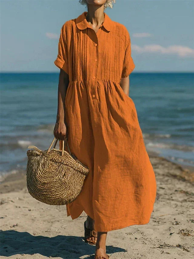 Leichtes Sommerhemdkleid für Frauen