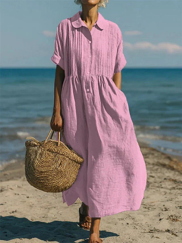 Leichtes Sommerhemdkleid für Frauen