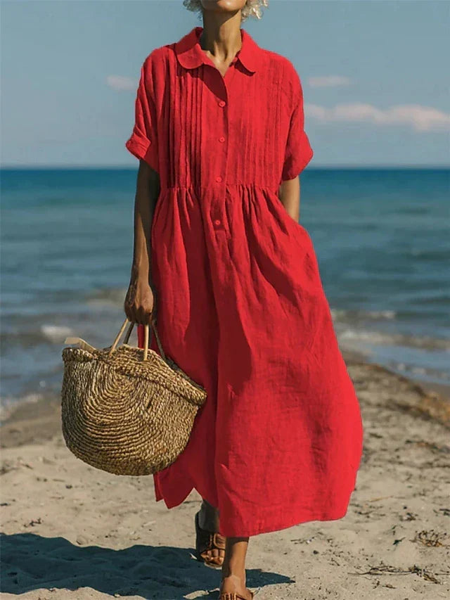 Leichtes Sommerhemdkleid für Frauen