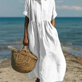 Leichtes Sommerhemdkleid für Frauen