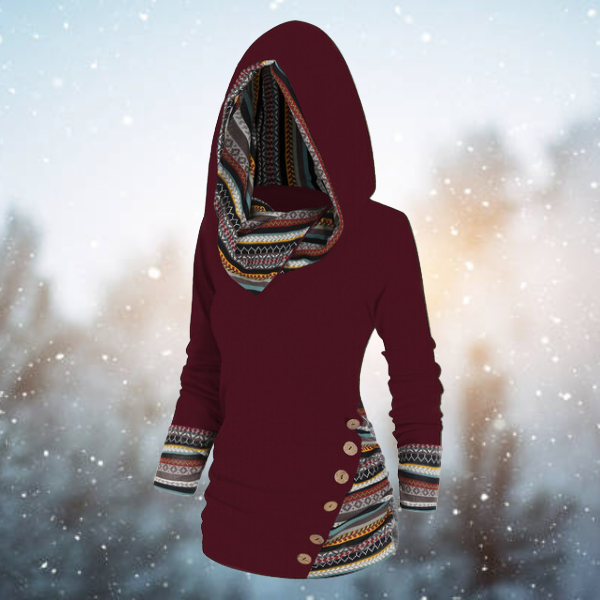 Franzi™ - Tribal-Muster Hoodie