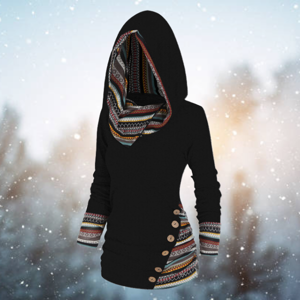 Franzi™ - Tribal-Muster Hoodie