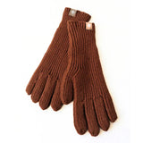Gestrickte Damenhandschuhe mit Touchscreen