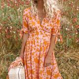 Chic Gigi Gemustertes Kleid