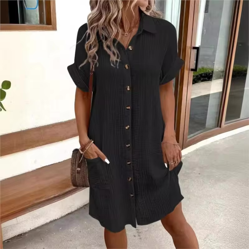 Fenna | Mühelose Knopfkleid