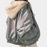 Caitlin | Damen Winterjacke mit Kapuze und Taschen