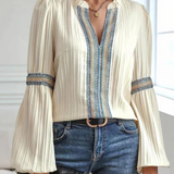 Valerie™ - Atemberaubende V-Ausschnitt-Bluse