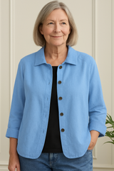Marilla™ – Klassischer leichter Hemd-Cardigan