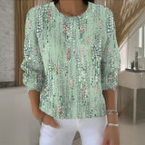 Retro-Stil Freizeit T-Shirt