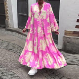 Diana™ - Bequemes Patchwork-Maxikleid
