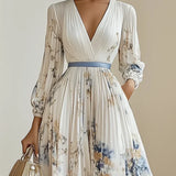 Vicki™ - Zeitloses Florales Elegantes Kleid